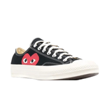 Converse x Comme des Garçons PLAY x Converse Chuck 70 Low Top "Black / Egret / Red"