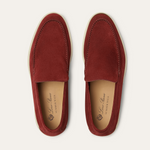 Mocassins Loro Piana Summer Walk – Daim Bordeaux