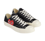 Converse x Comme des Garçons PLAY x Converse Chuck 70 Low Top "Black / Egret / Red"