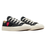 Converse x Comme des Garçons PLAY x Converse Chuck 70 Low Top "Black / Egret / Red"
