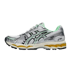 ASICS GEL-KAYANO 14 – Blanc / Argent / Vert Menthe