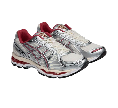 ASICS GEL-KAYANO 12.1 Silver/Red