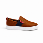 Mocassins Tommy Marron & Bleu Marine