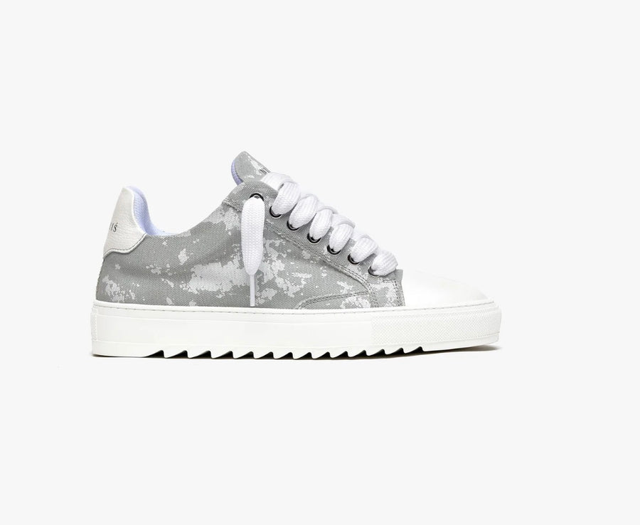 Numériś Atelier – Sneakers Gris Clair & Blanc